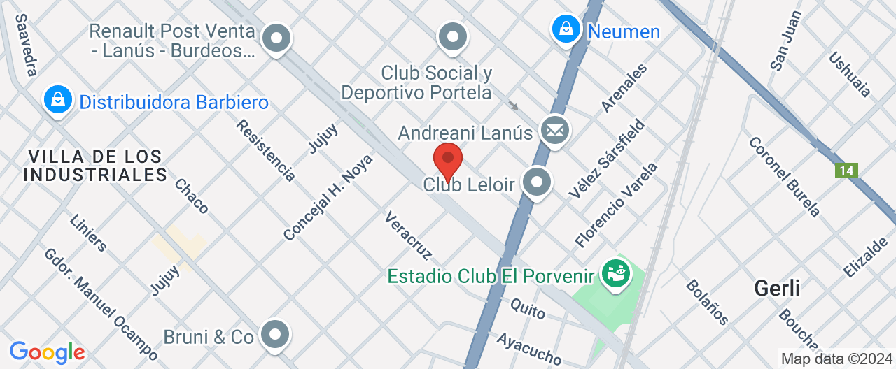 Mapa de la ubicación