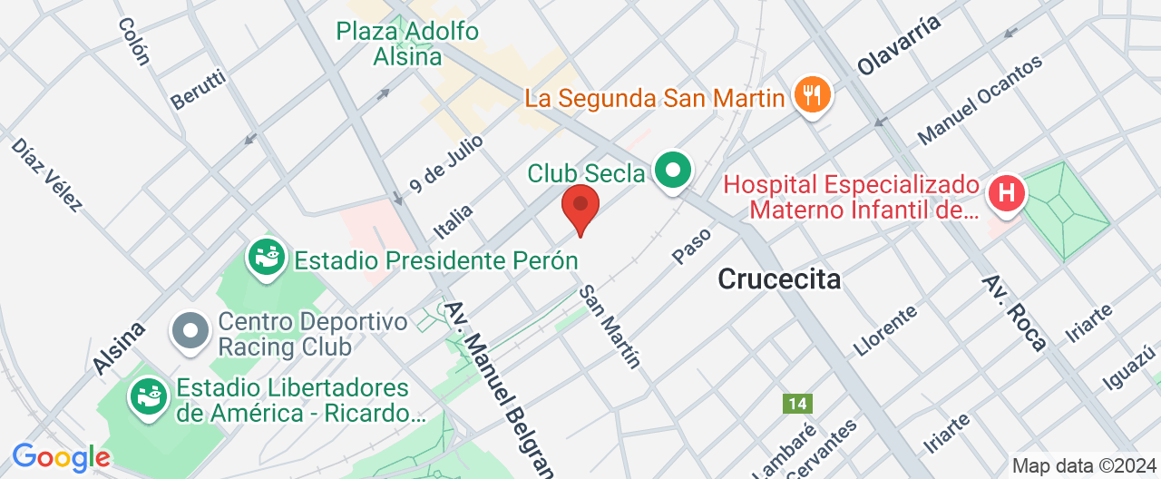 Mapa de la ubicación