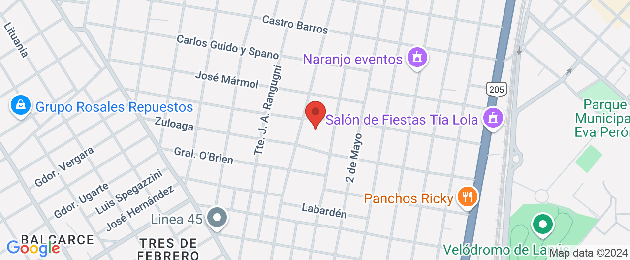 Mapa de la ubicación