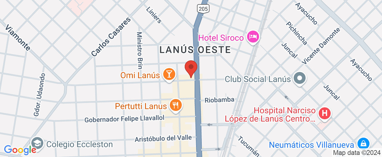 Mapa de la ubicación