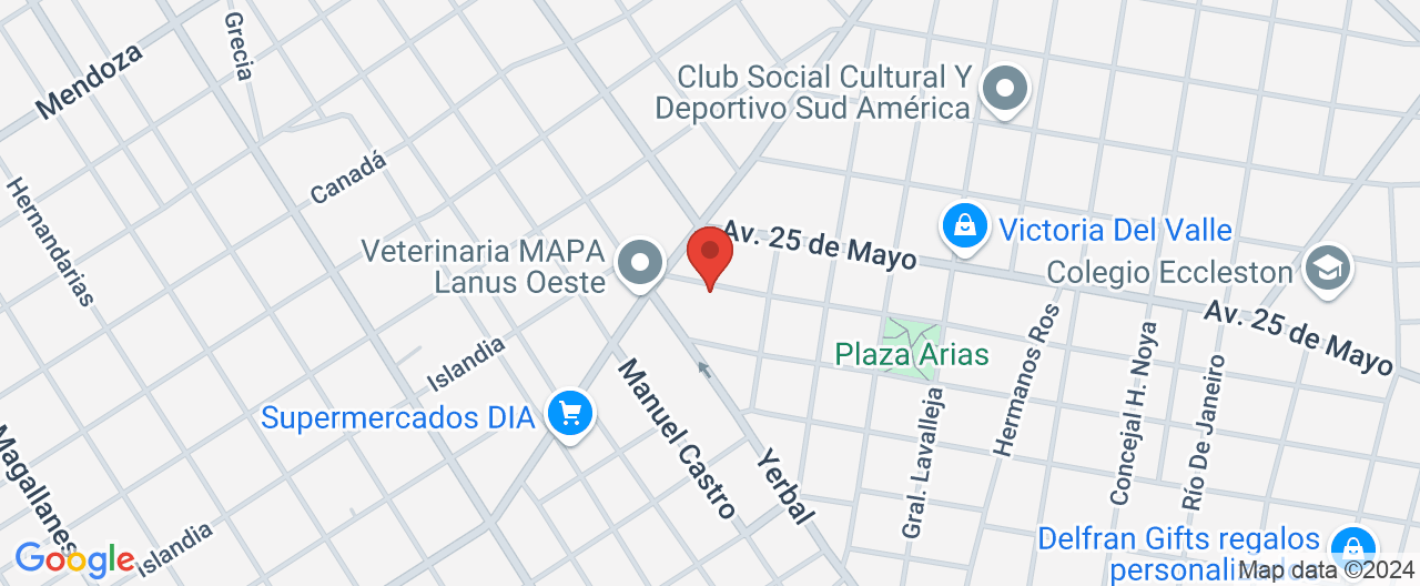 Mapa de la ubicación