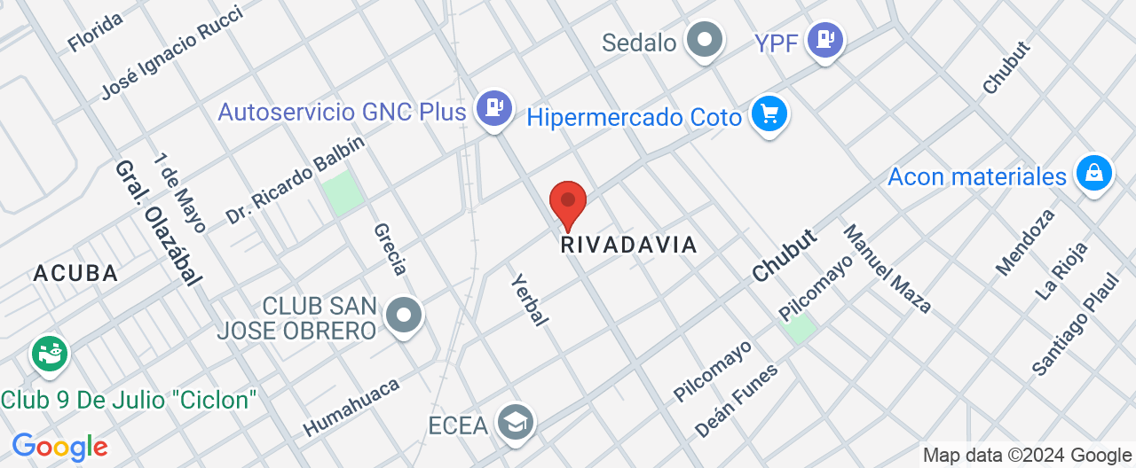 Mapa de la ubicación