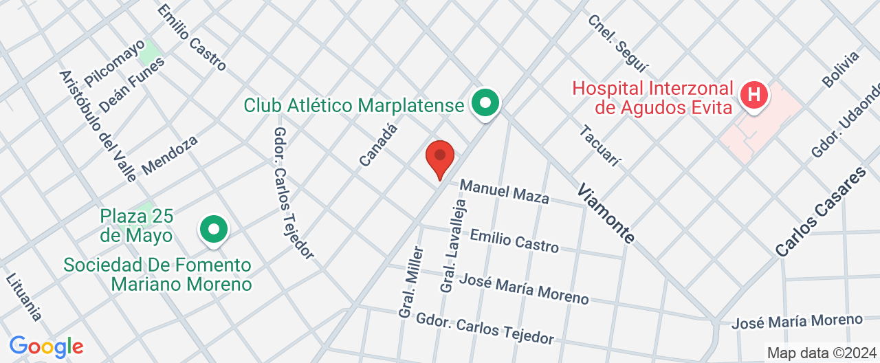 Mapa de la ubicación