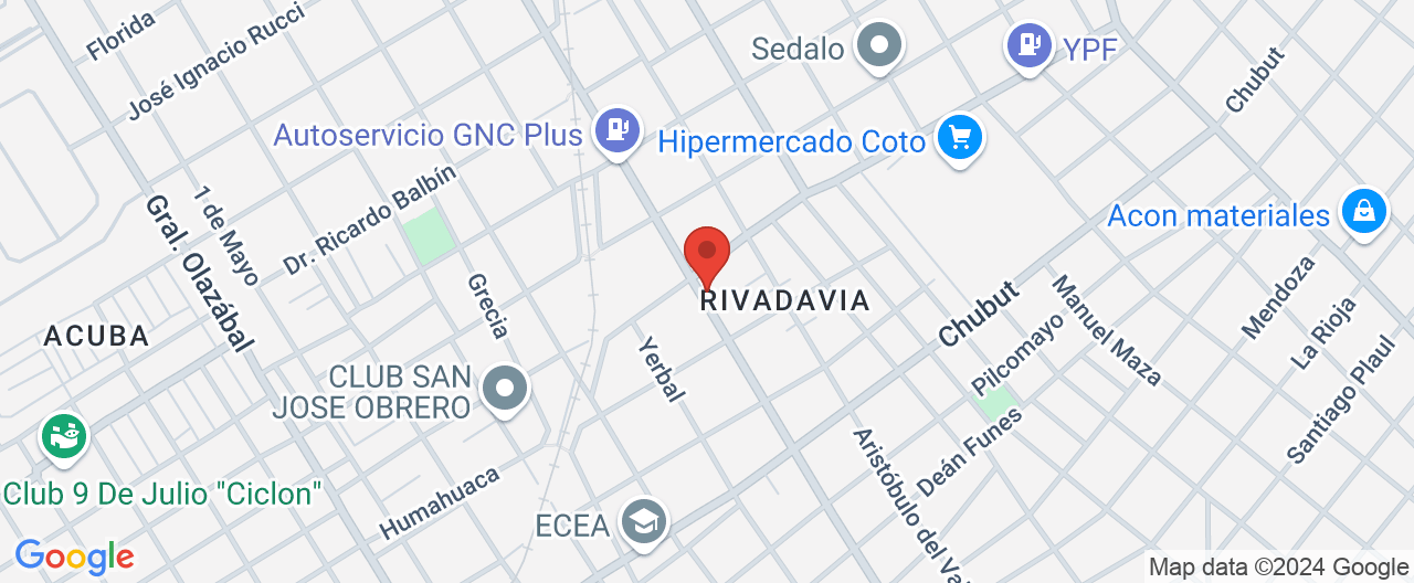 Mapa de la ubicación