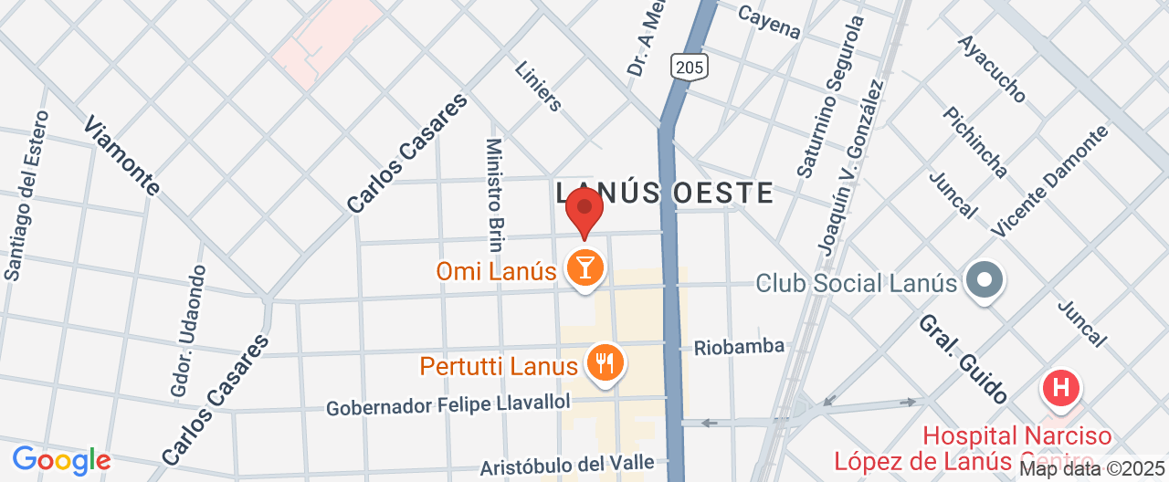 Mapa de la ubicación