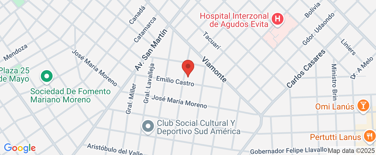 Mapa de la ubicación