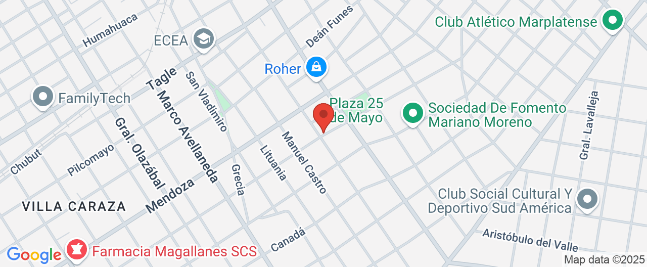 Mapa de la ubicación