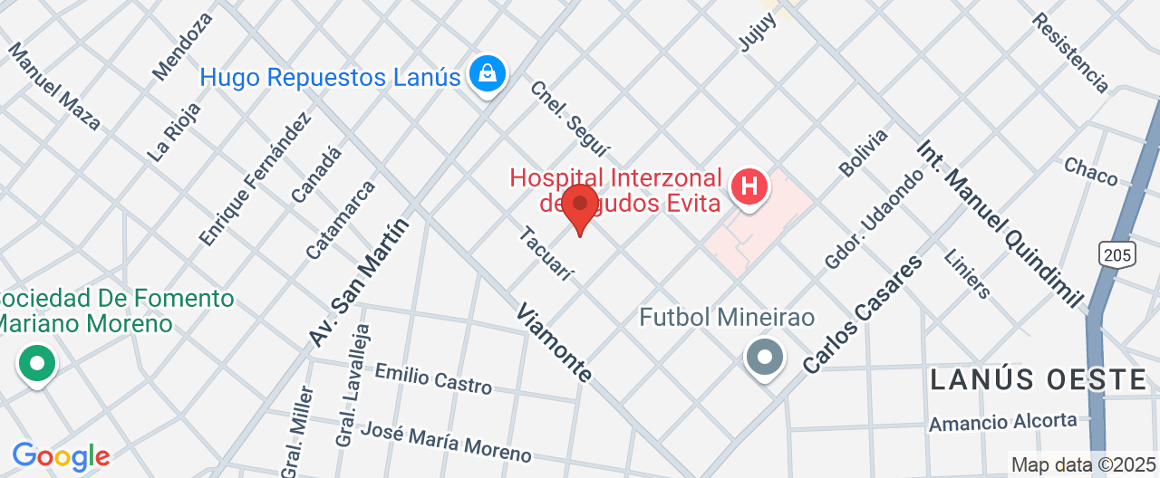 Mapa de la ubicación
