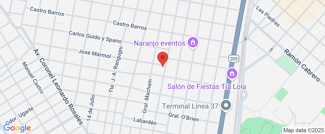 Mapa de la ubicación