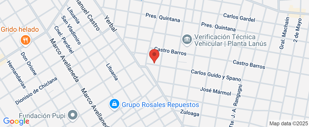 Mapa de la ubicación