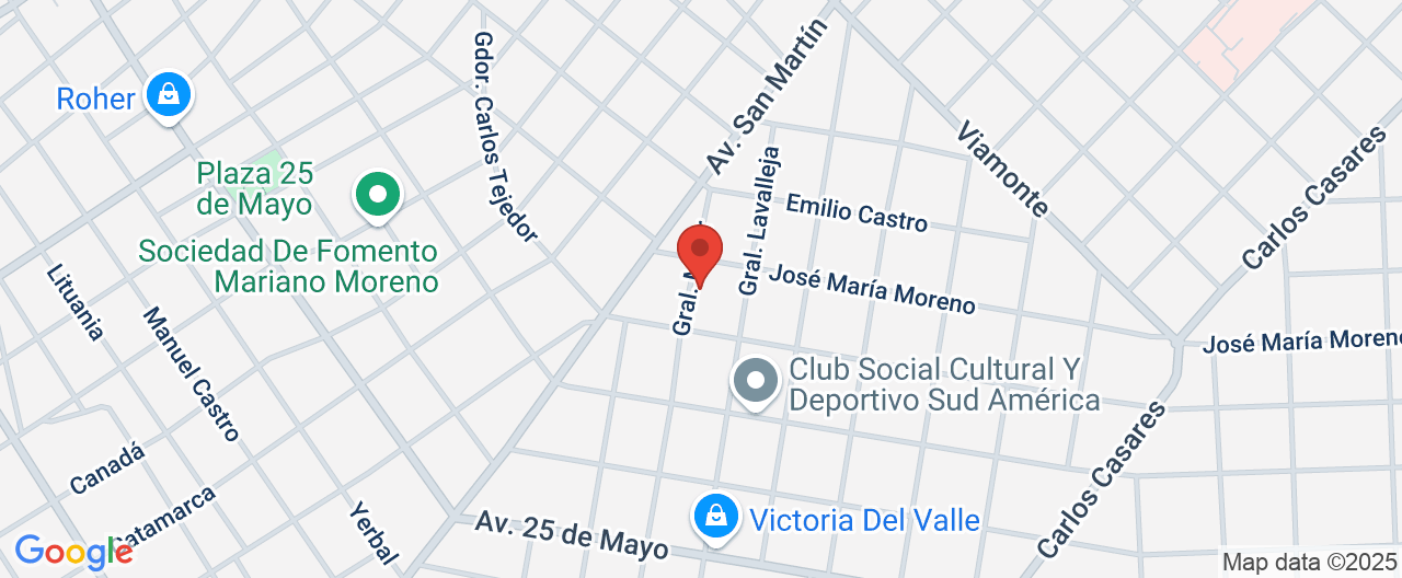 Mapa de la ubicación