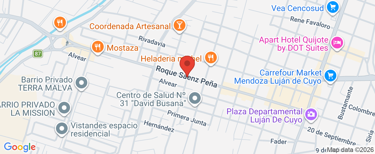 Mapa de la ubicación