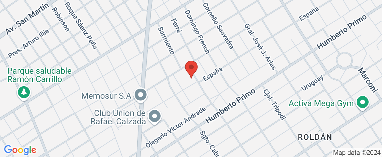 Mapa de la ubicación