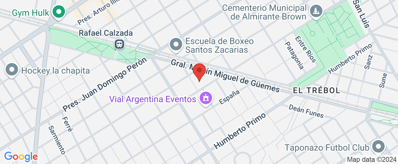 Mapa de la ubicación