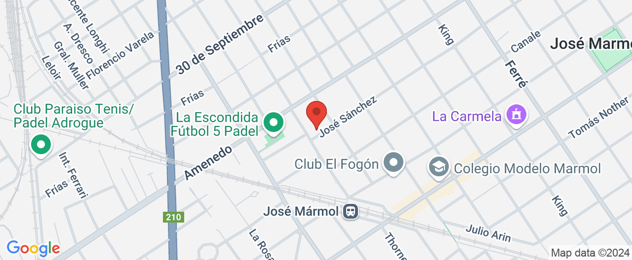 Mapa de la ubicación