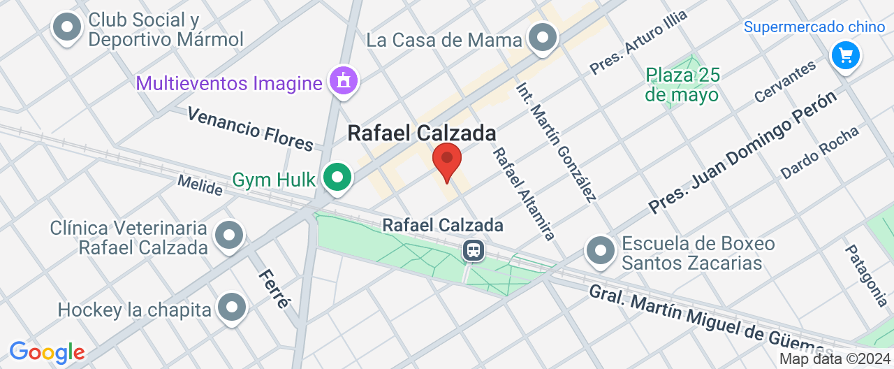 Mapa de la ubicación