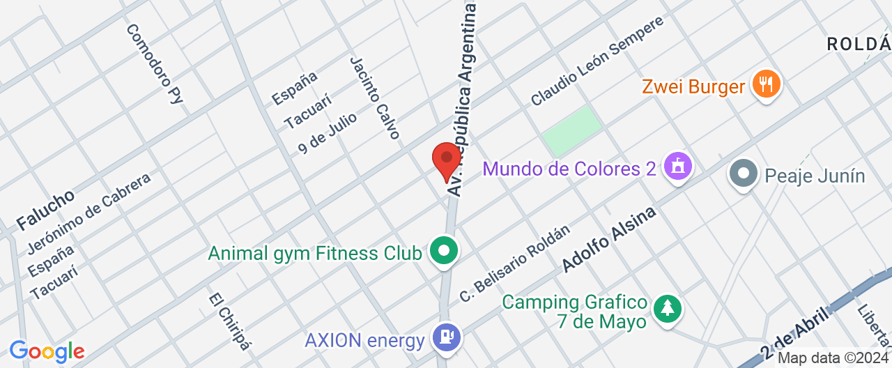 Mapa de la ubicación