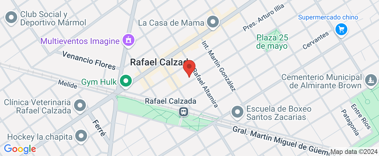 Mapa de la ubicación