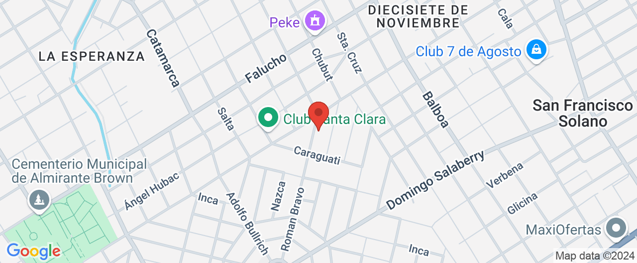 Mapa de la ubicación