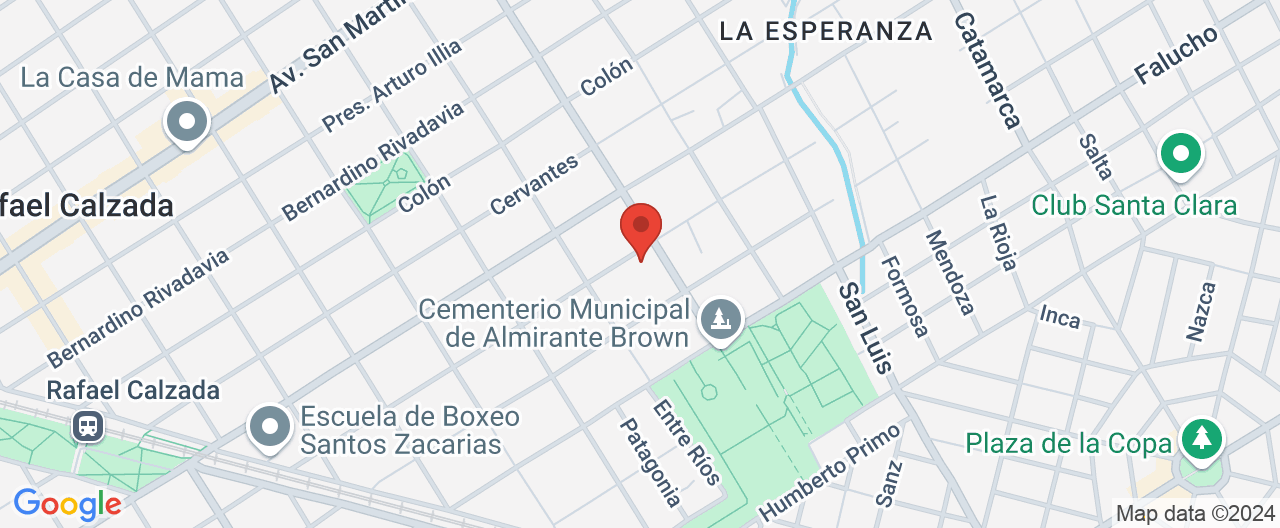 Mapa de la ubicación
