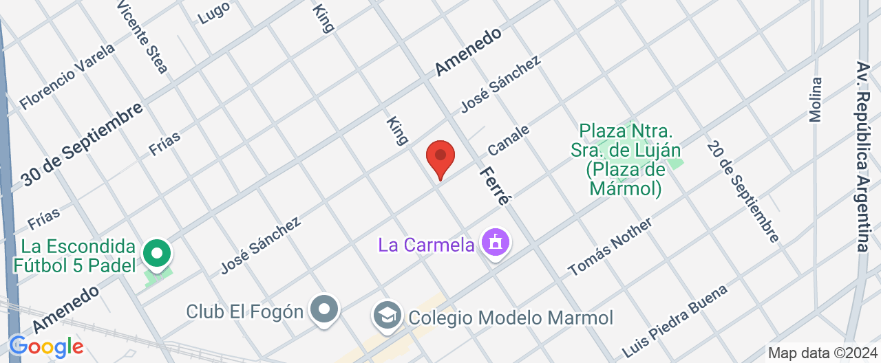 Mapa de la ubicación