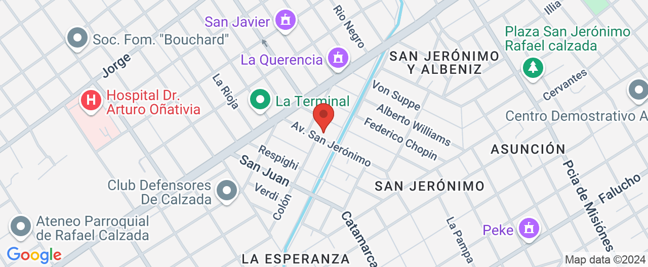 Mapa de la ubicación