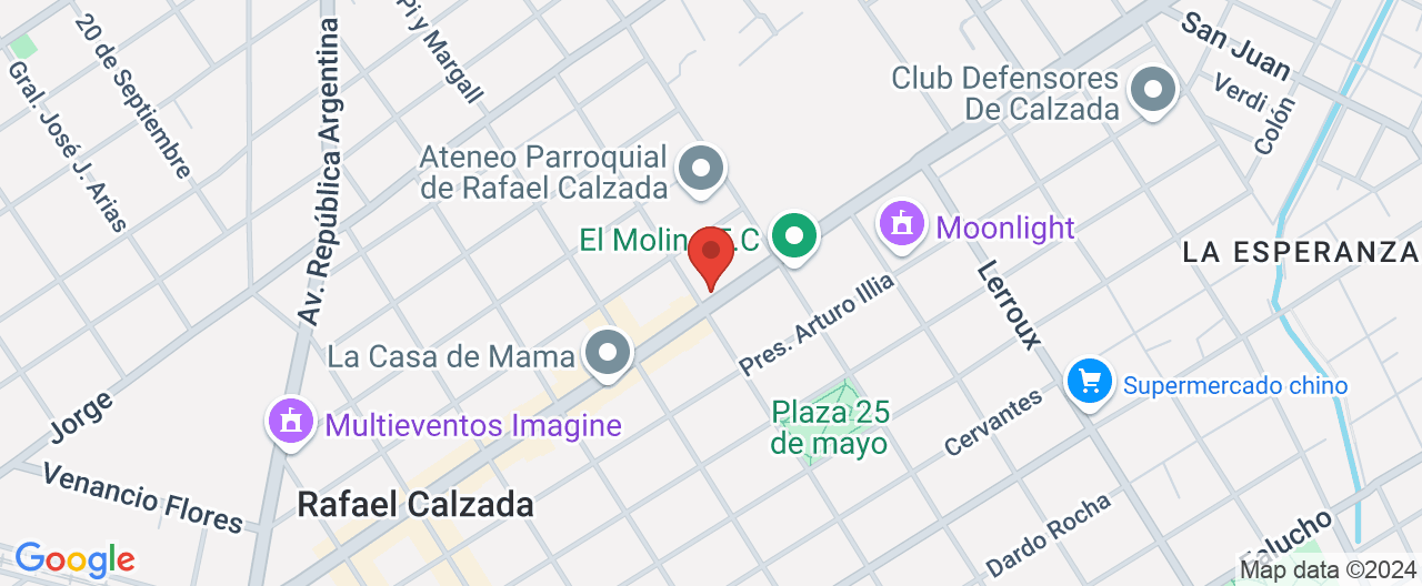 Mapa de la ubicación