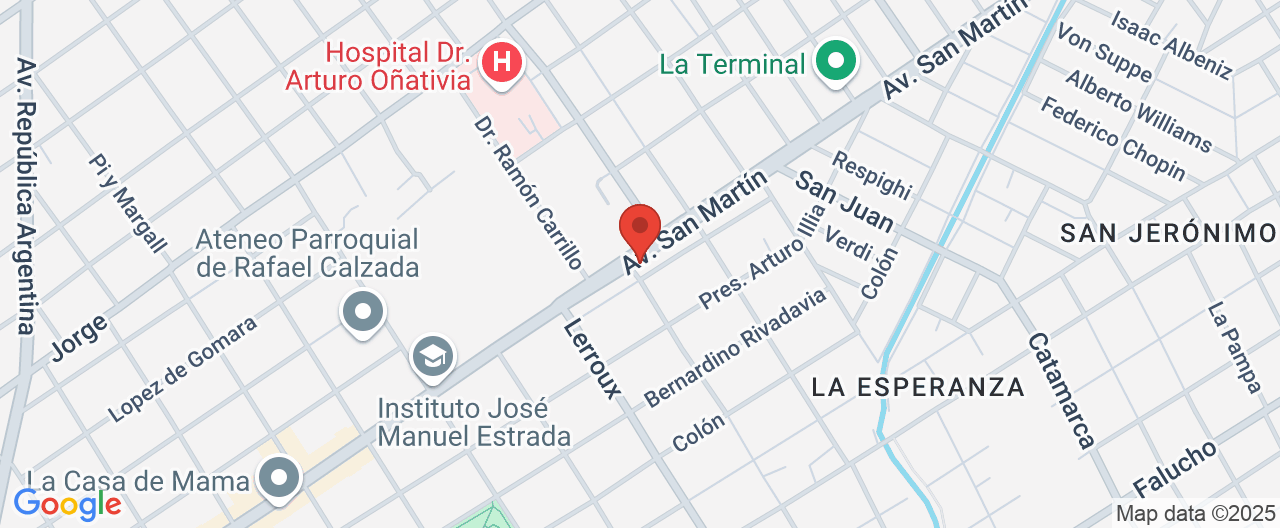 Mapa de la ubicación