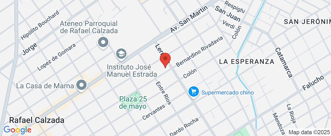 Mapa de la ubicación