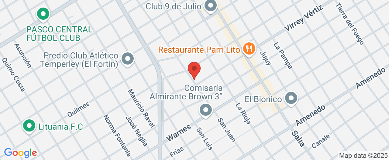 Mapa de la ubicación