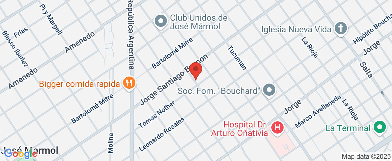 Mapa de la ubicación