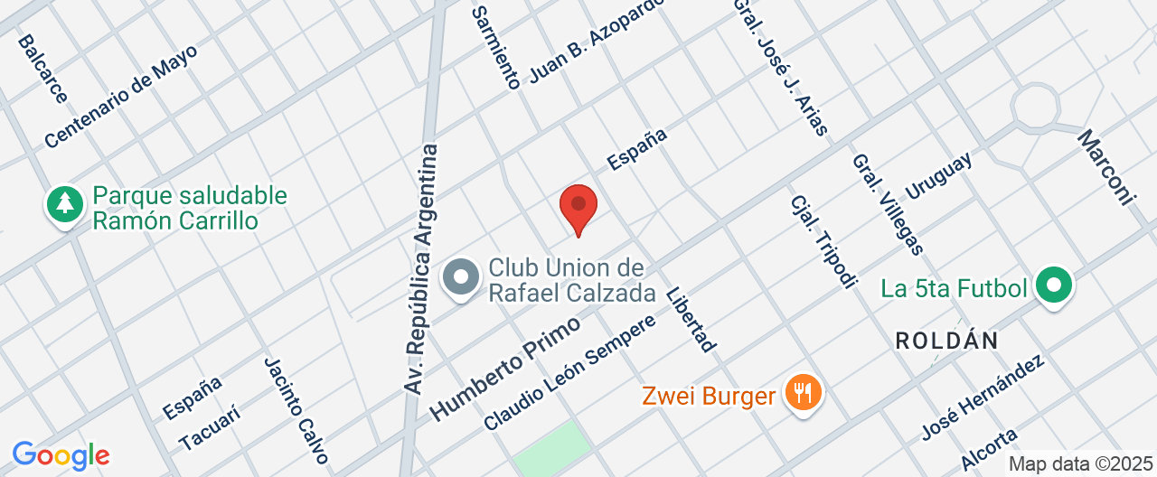 Mapa de la ubicación