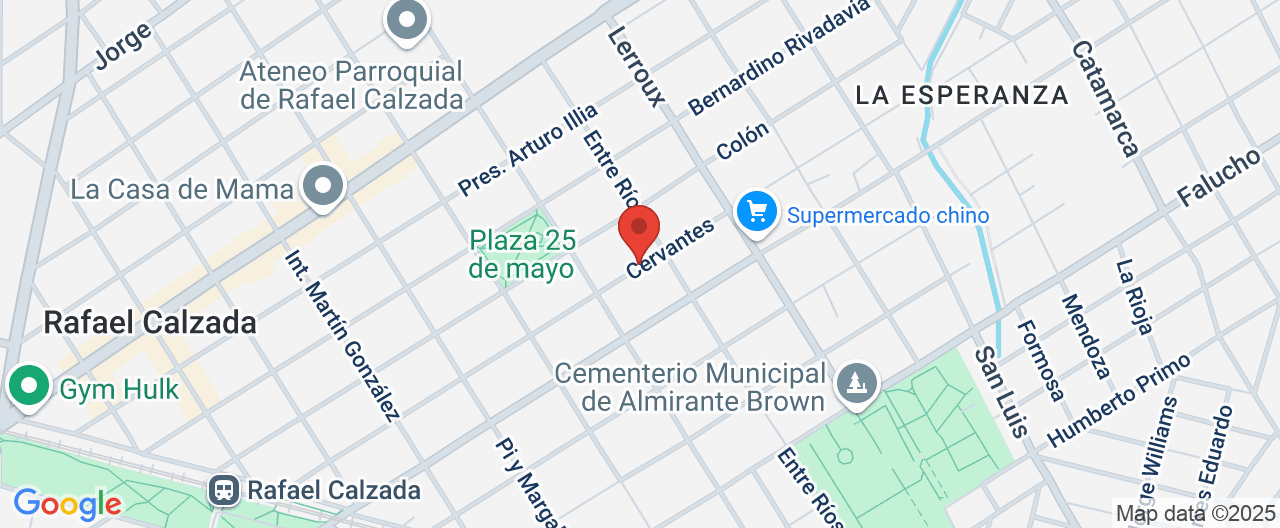 Mapa de la ubicación