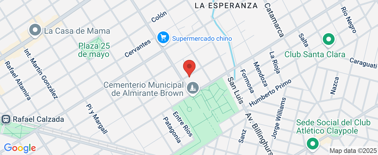 Mapa de la ubicación