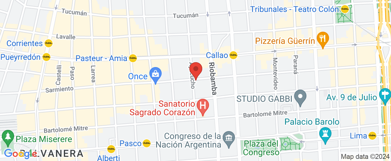 Mapa de la ubicación