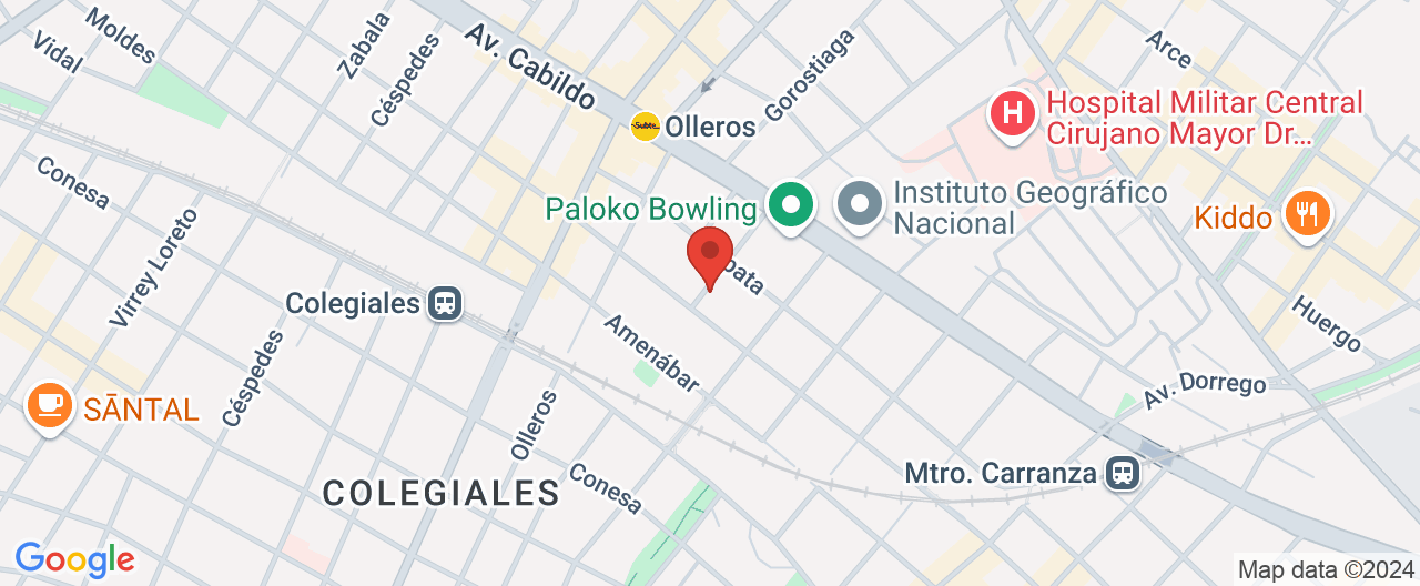 Mapa de la ubicación