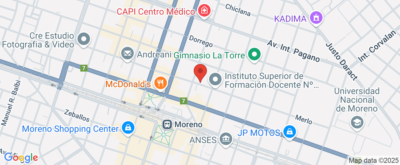 Mapa de la ubicación