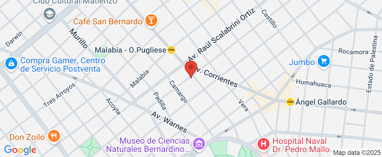 Mapa de la ubicación