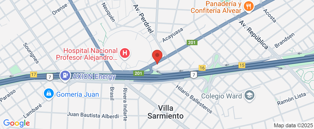 Mapa de la ubicación