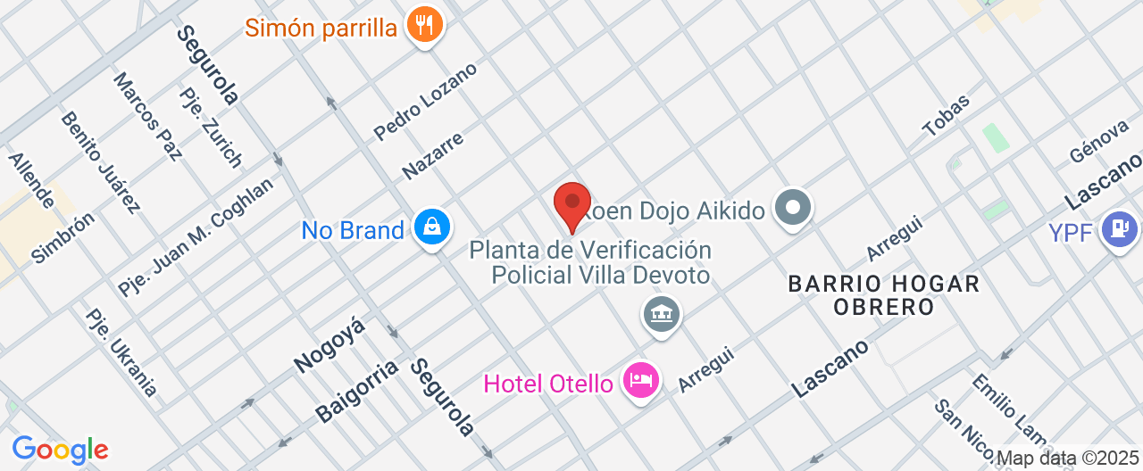 Mapa de la ubicación