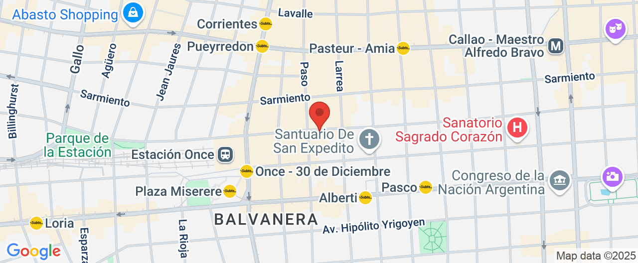 Mapa de la ubicación