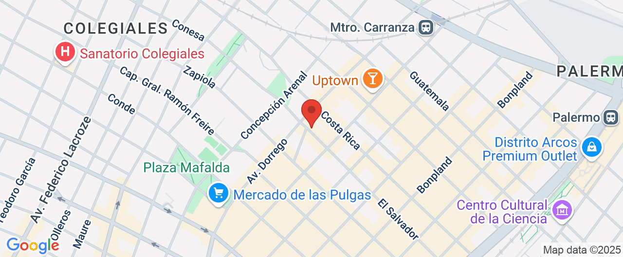 Mapa de la ubicación