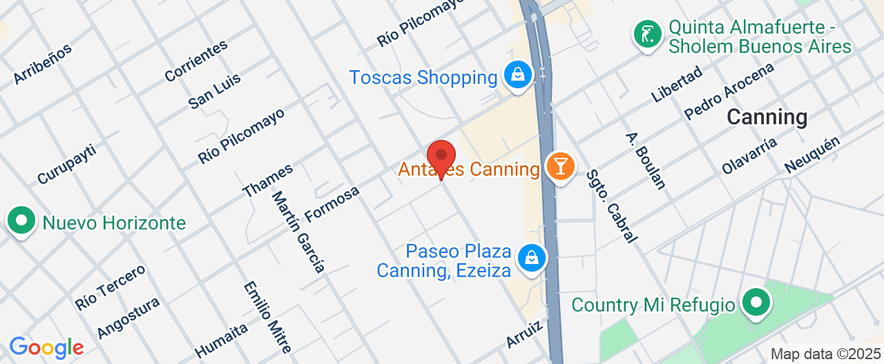 Mapa de la ubicación
