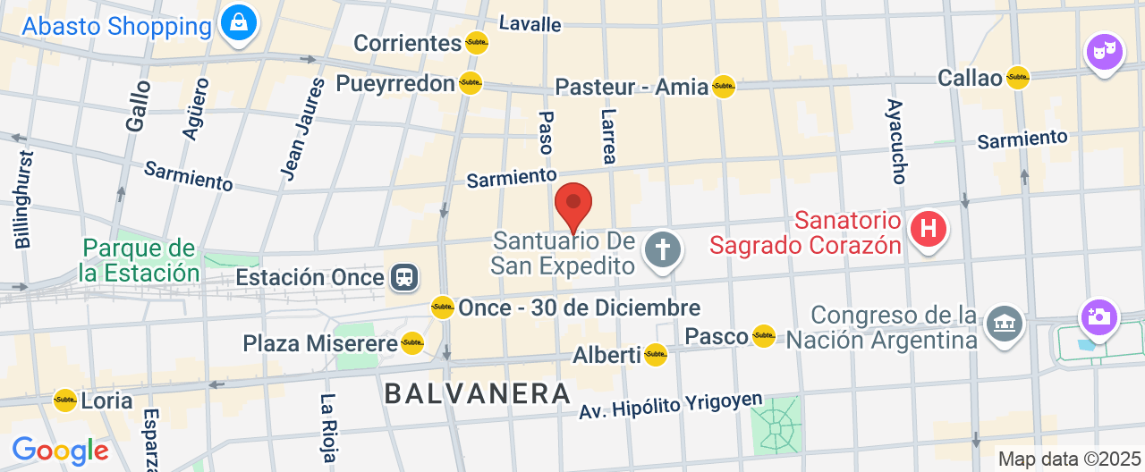 Mapa de la ubicación