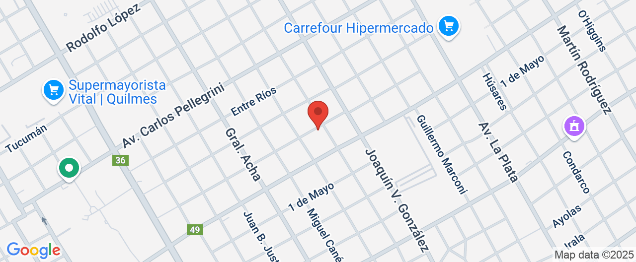 Mapa de la ubicación