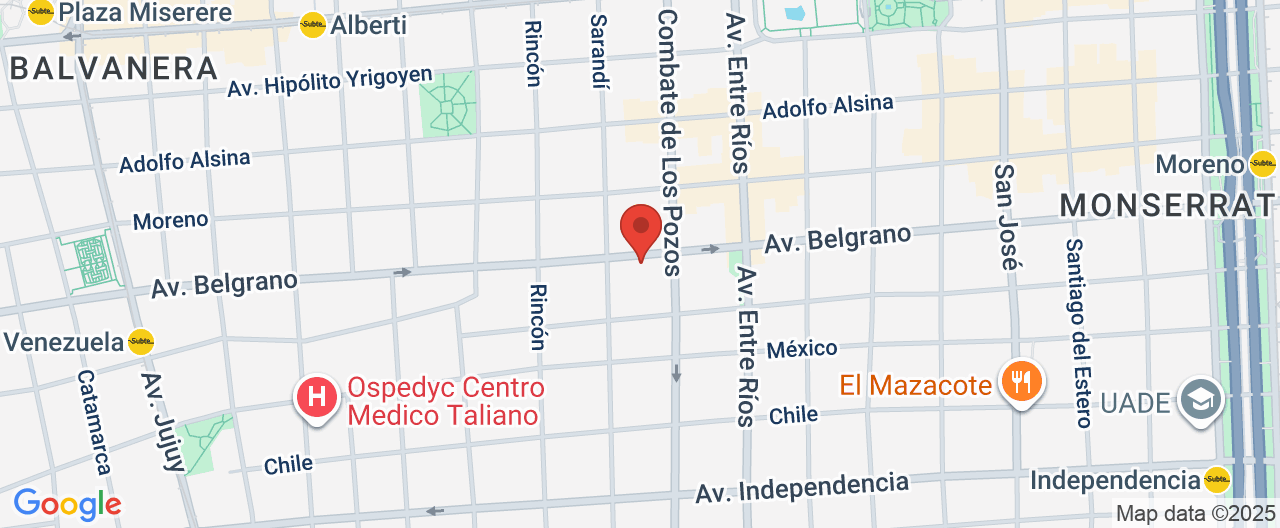 Mapa de la ubicación