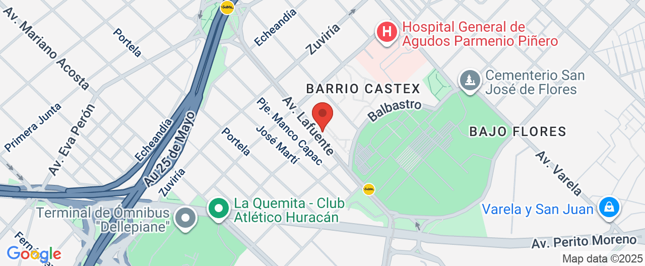 Mapa de la ubicación