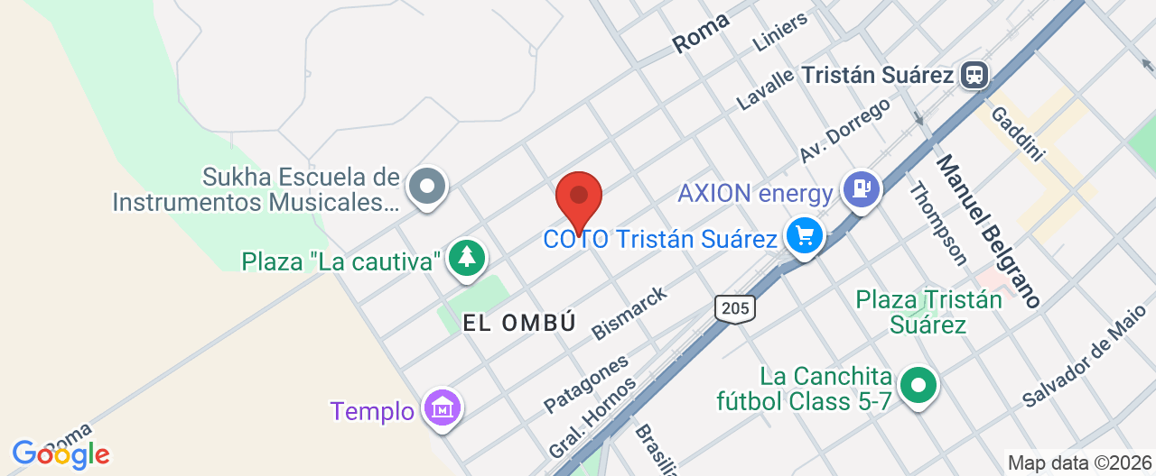 Mapa de la ubicación