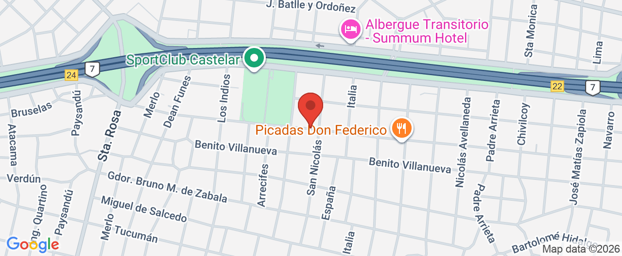 Mapa de la ubicación