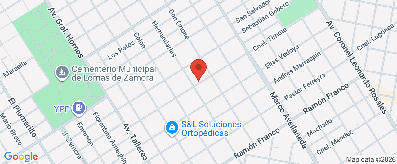 Mapa de la ubicación